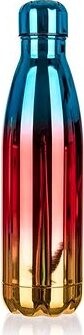 BANQUET FLAMENCO Termo fľaša 500 ml, dúhová modrá