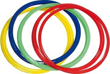 SPORTI FRANCE Tréningový kruh 45 cm (sada 12 ks)