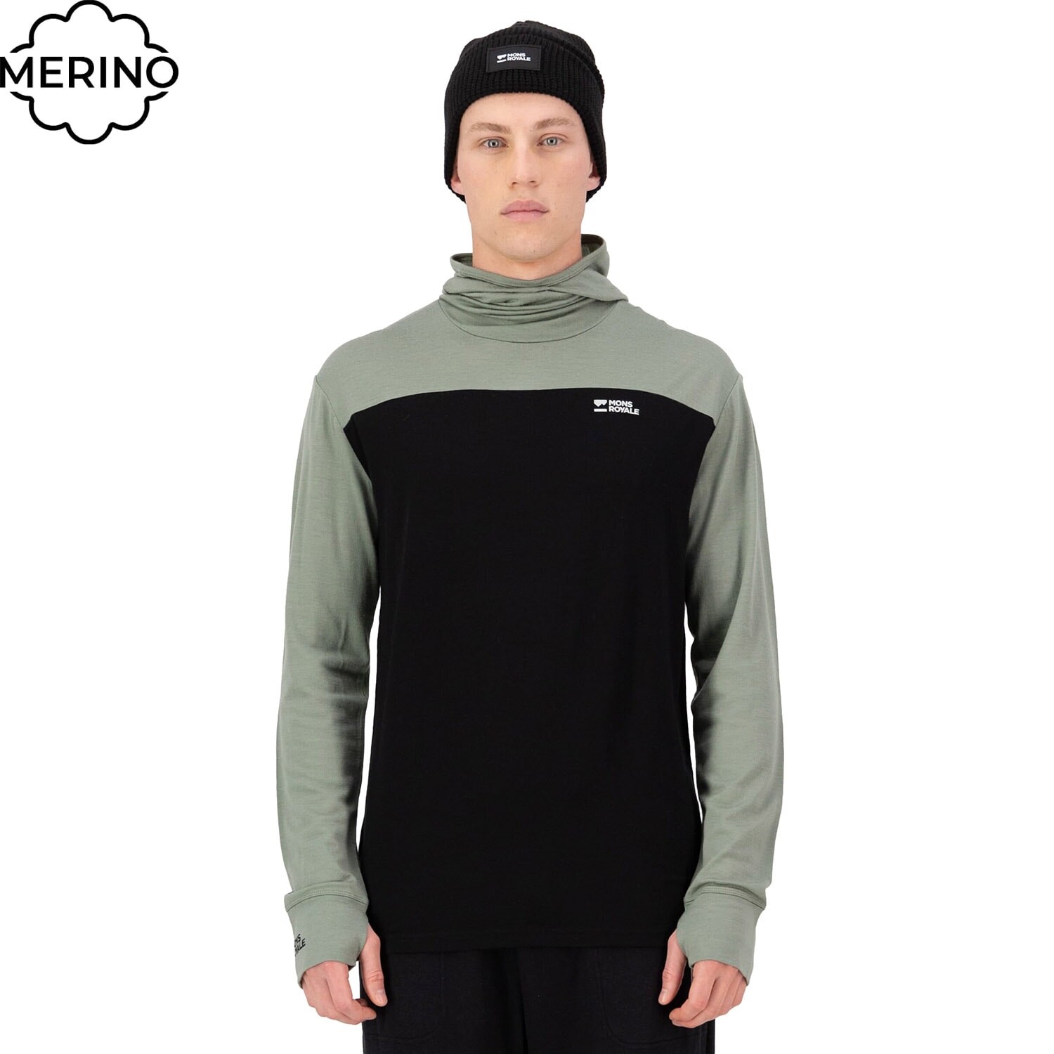 Mons Royale Yotei Merino Powder Hood Ls