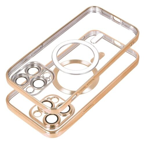 ELECTRO MAG COVER case compatible with MagSafe for IPHONE 17 Pro gold