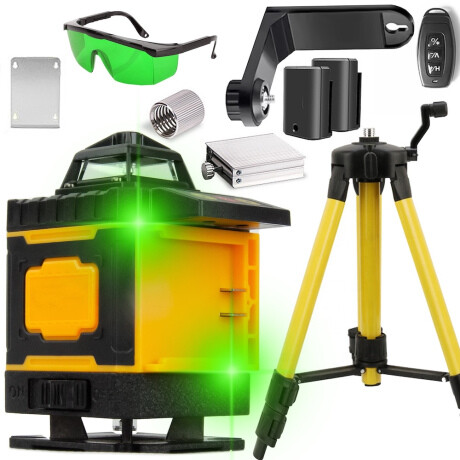 MG Laser L07 laserová vodováha + statív, čierna