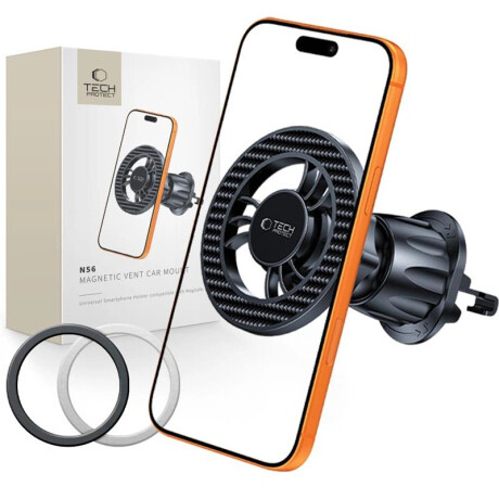 Tech-Protect N56 MagSafe Vent držiak na mobil do auta, carbon