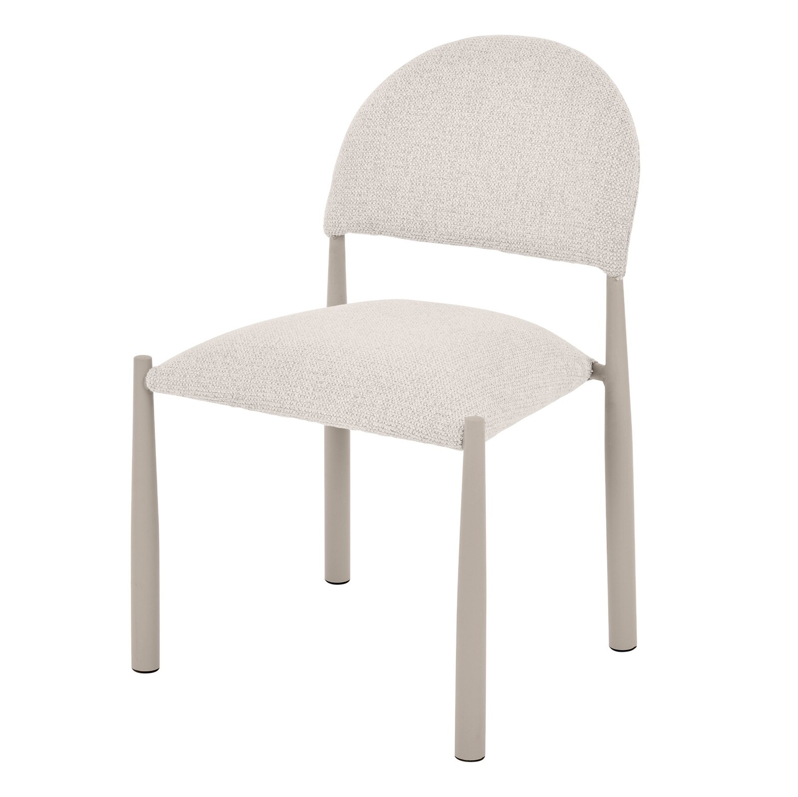 Čalouněná jídelní židle Maze béžovošedá