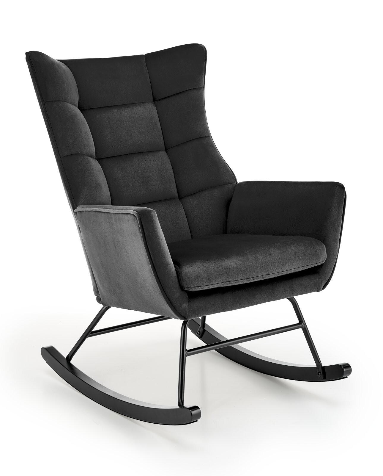 Houpací křeslo Bazalto černé