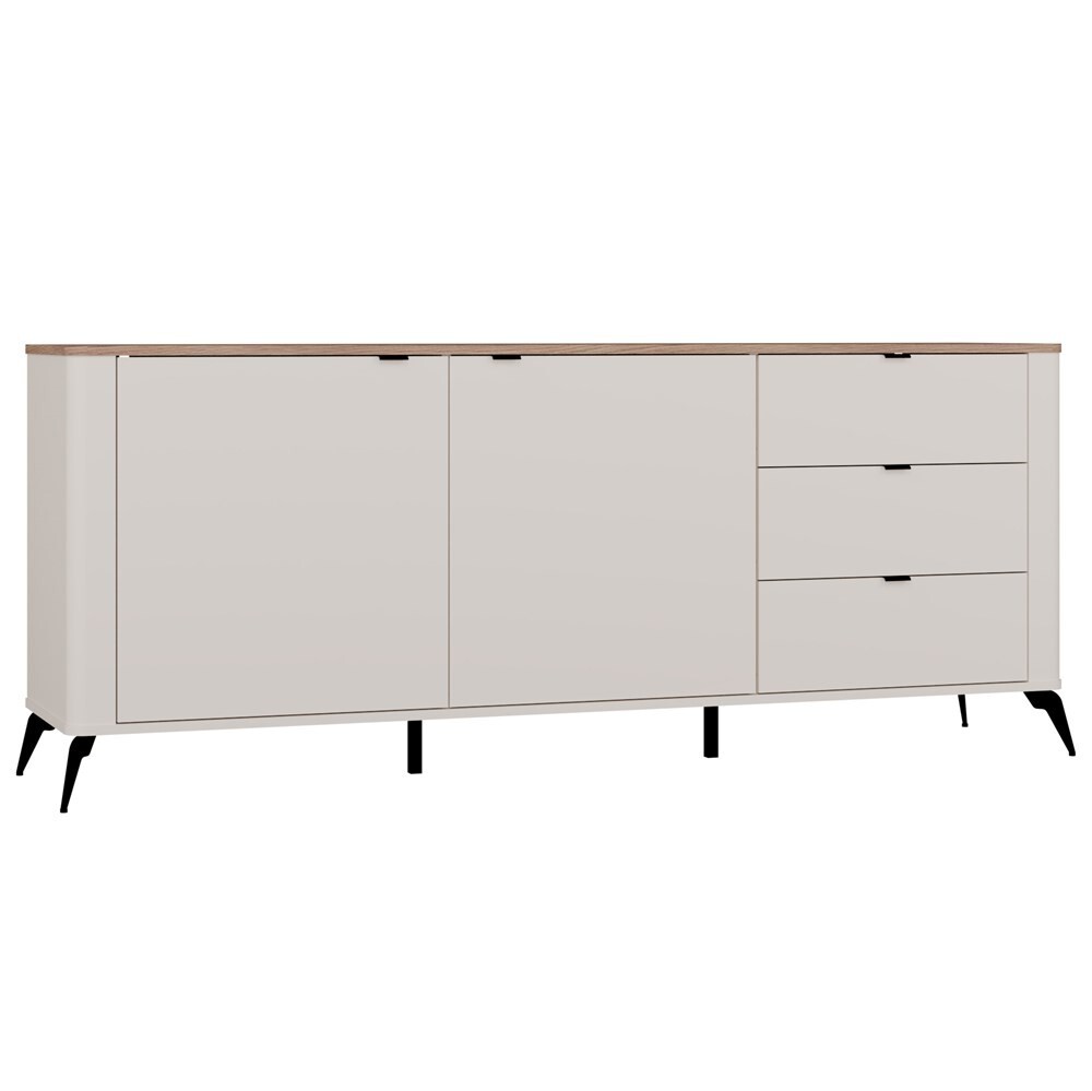 Komoda CORDOBA 2D3S kašmír/dub Castello