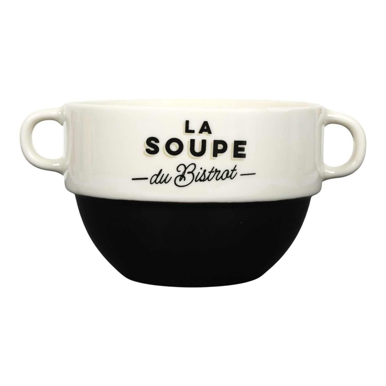 Miska na polévku BISTROT 450 ml černá