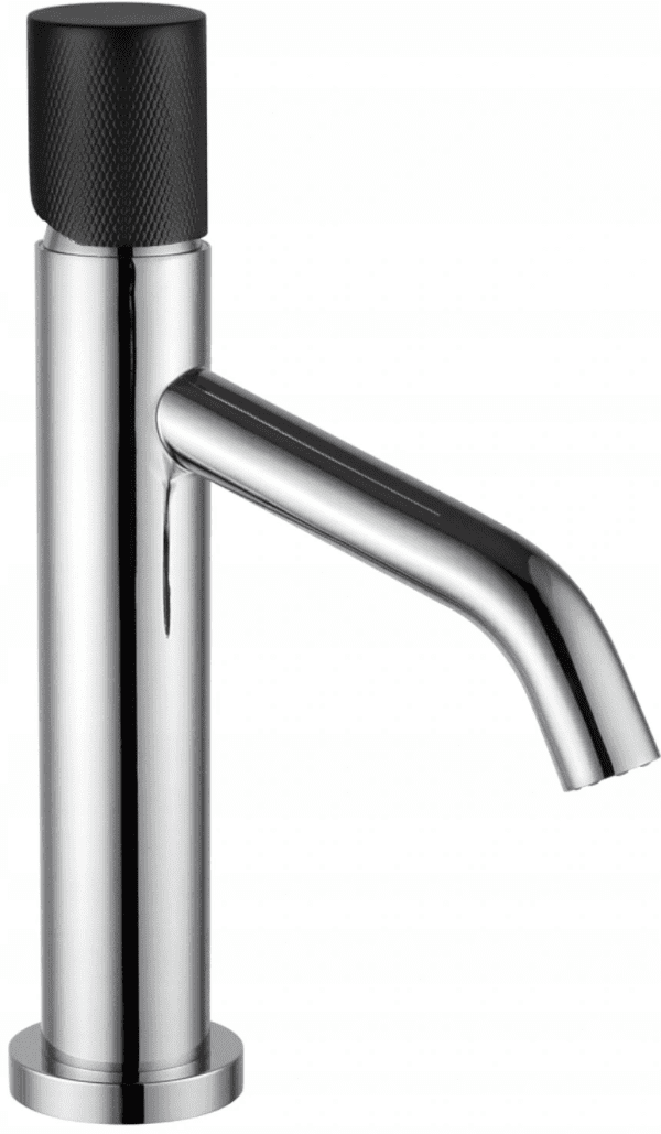 Nízka umývadlová batéria Mexen Rumba One chróm / čierna