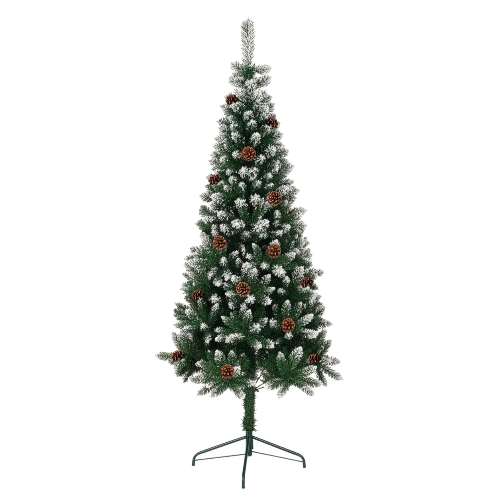 Vánoční stromeček se šiškami NATALE 220 cm zelený
