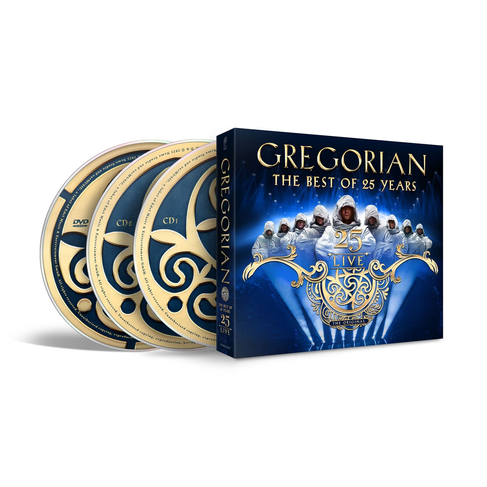 Gregorian, 25 LIVE, CD