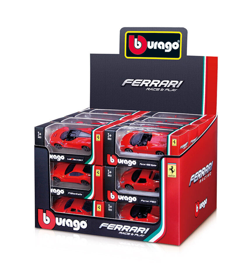 Bburago FERRARI 1:64, viac druhov