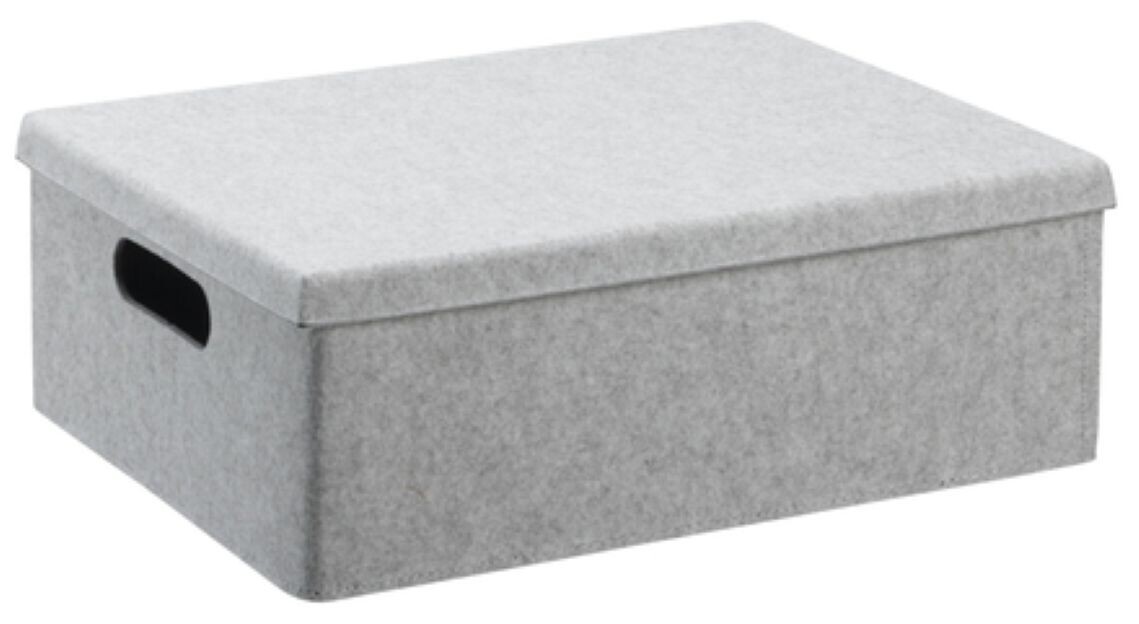 PLAST TEAM - Box VEGA svetlošedý stredný