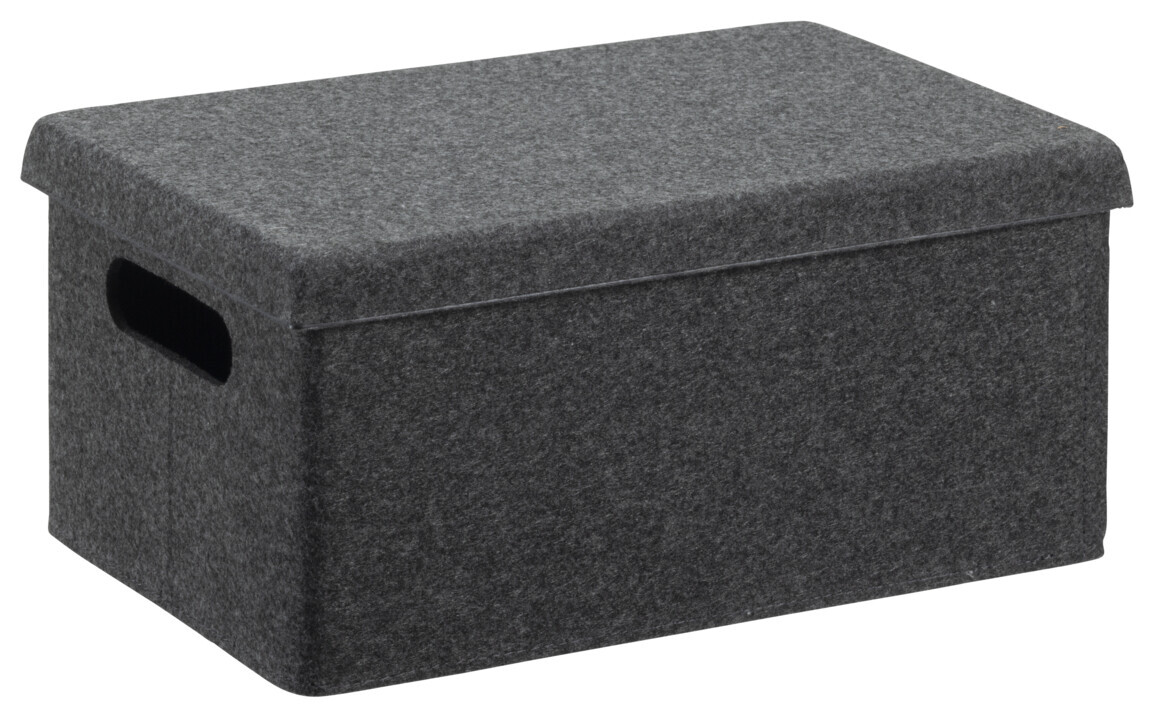 PLAST TEAM - Box VEGA tmavošedý malý