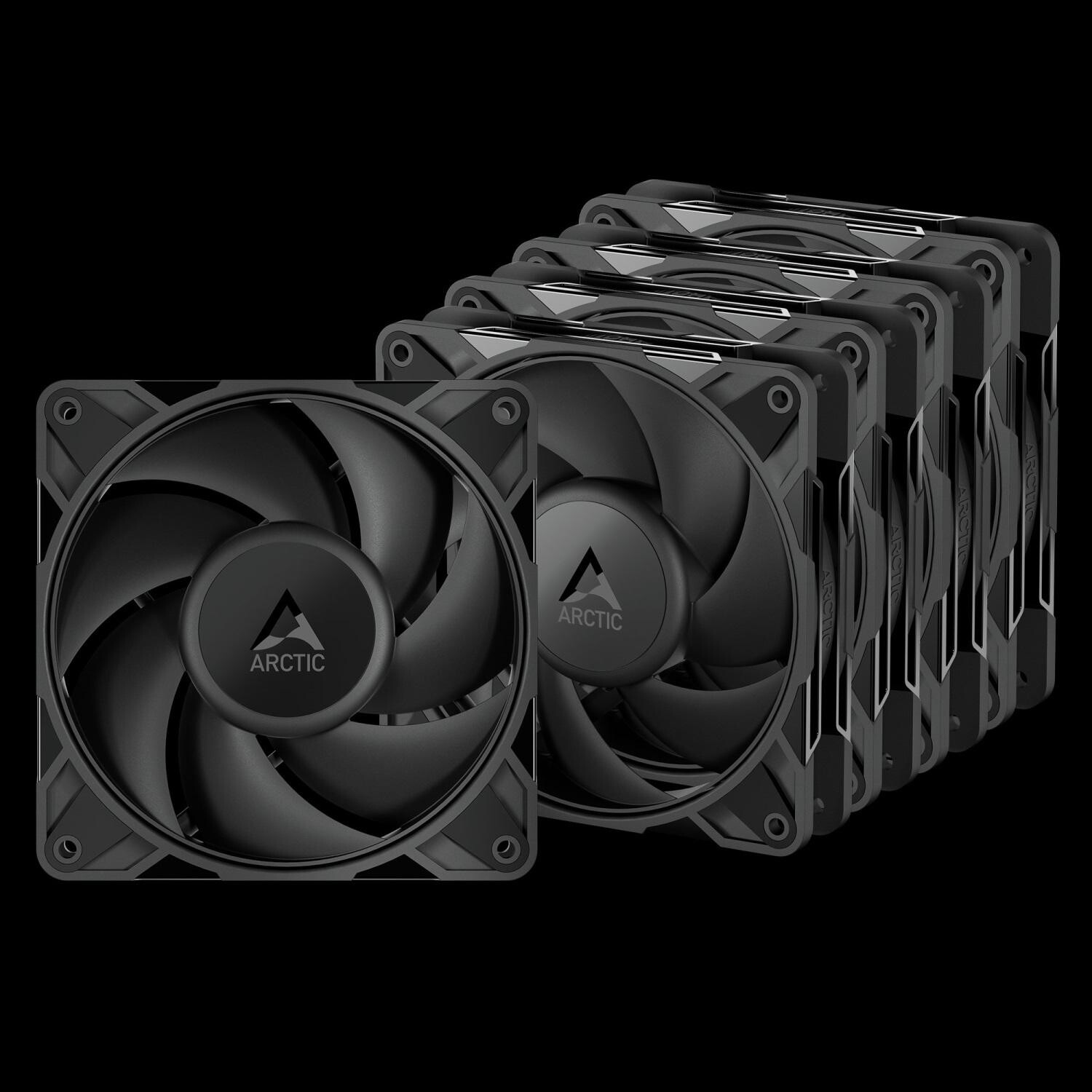 ARCTIC P12 Pre PST - 120mm PWM ventilátor s rozdeľovačom káblov (balenie po 5 kusoch)