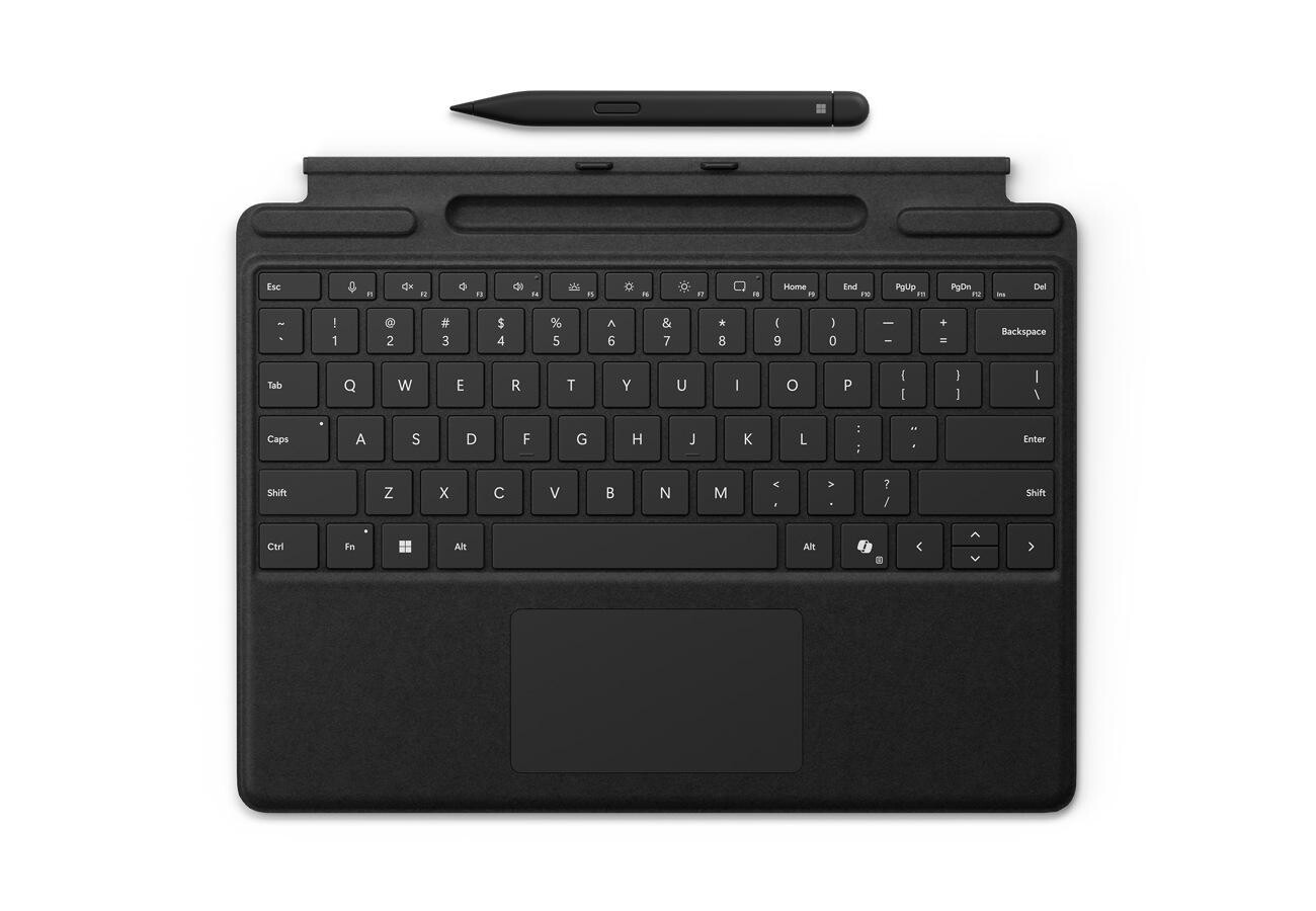 Microsoft Surface Pro Keyboard + Slim Pen 2 Bundle (Black), Commercial, CZ&SK (potlač)