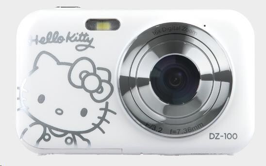 YASHICA Hello Kitty Digital Camera DZ-100 (White)