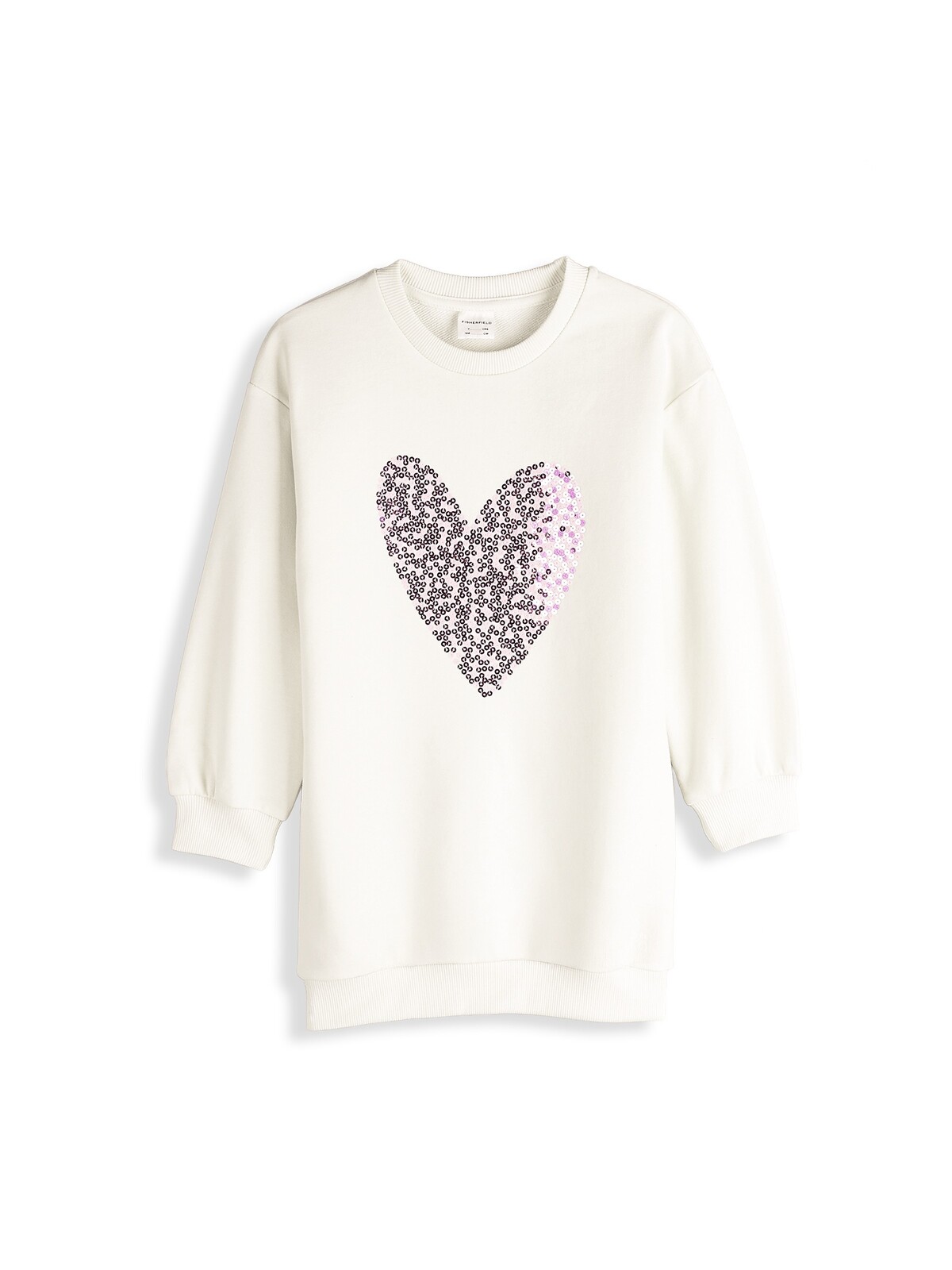 GATE Predĺžená mikina s flitrami