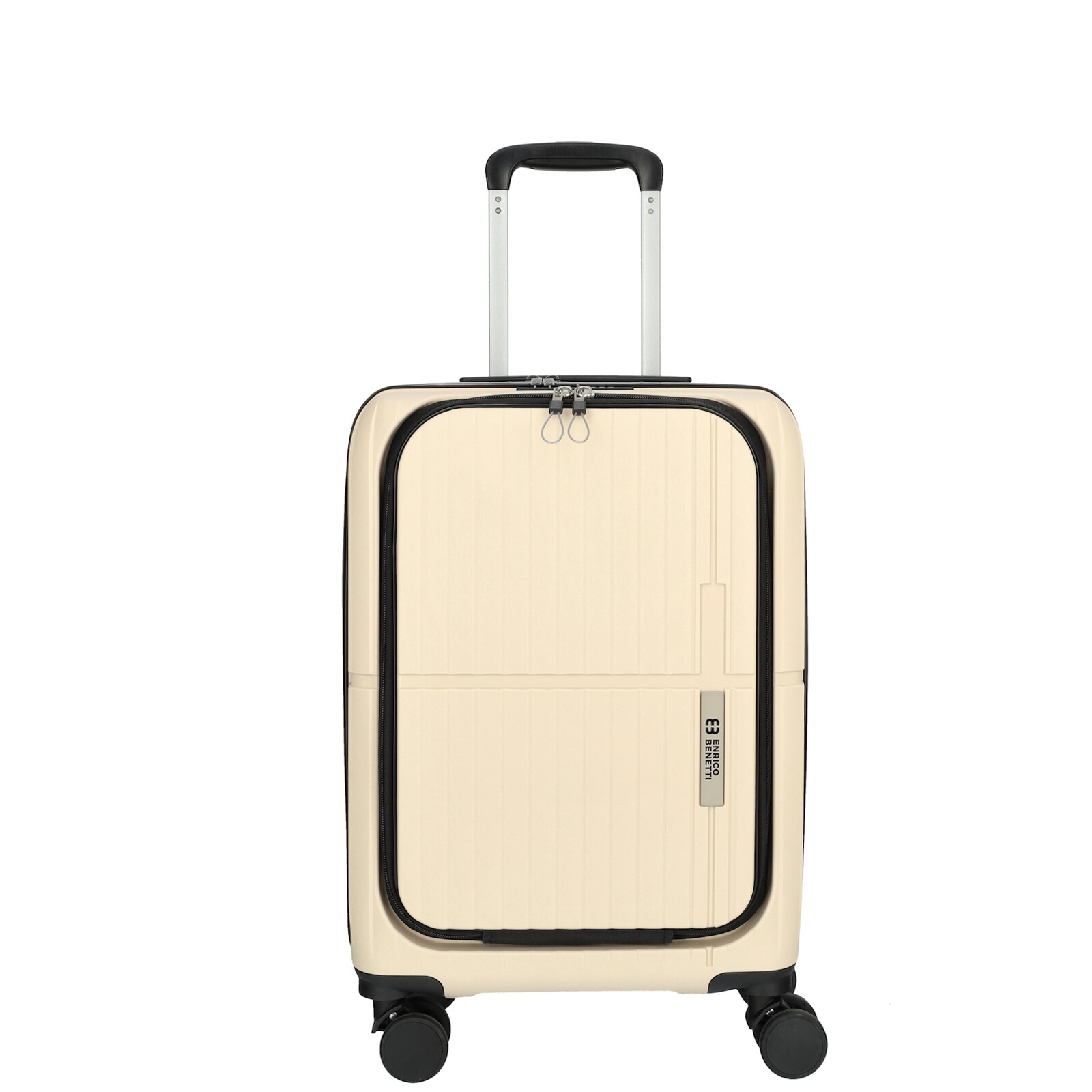 Enrico Benetti Kabínový kufor s vyklápacím vreckom Tokyo 35x20x55 cm - 35 L - béžový
