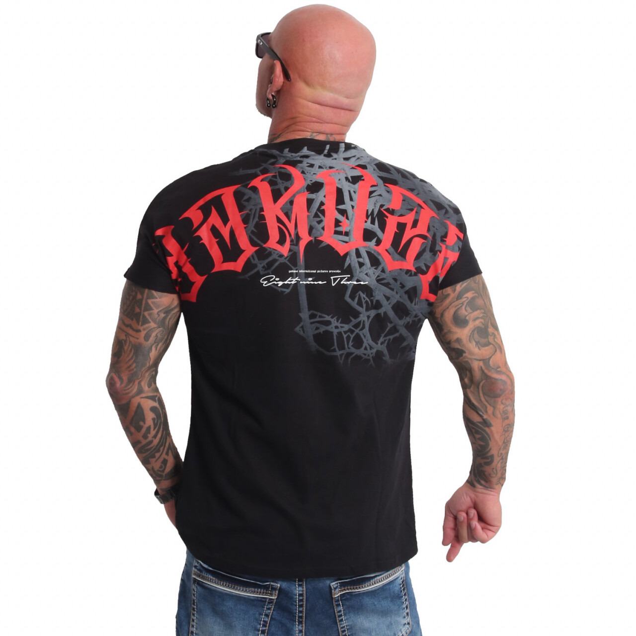 Tričko pánske Yakuza Thorns - čierne, 4XL