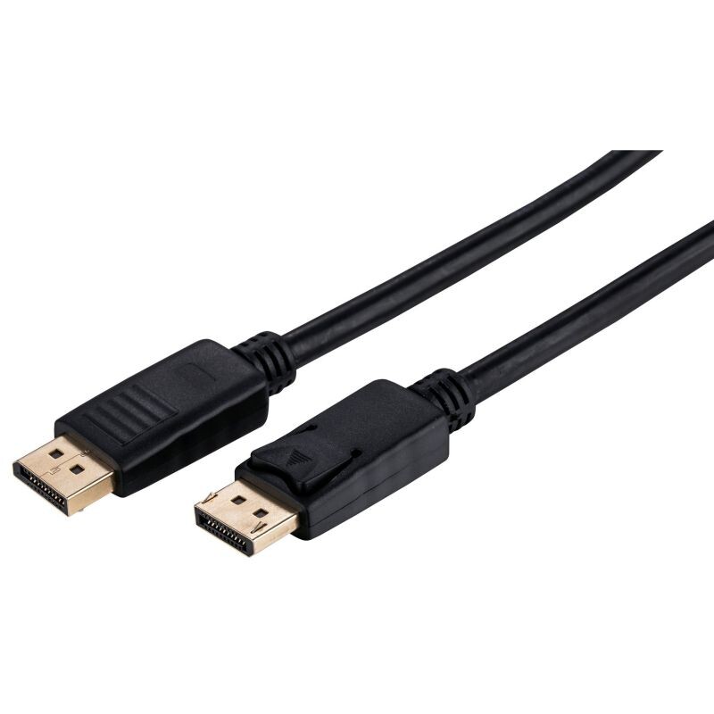 Kábel C-TECH DisplayPort 1.2, 4K@60Hz, MM, 2m CB-DP12-2