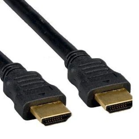 Kábel CABLEXPERT HDMI-HDMI 0,5m, 1.4, MM tienený, pozlátené kontakty, čierny CC-HDMI4-0.5M