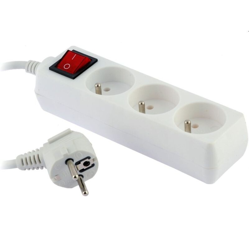OEM Predlzovaci kabel 230V 3m (3zás. + vypínač) PP3K-03