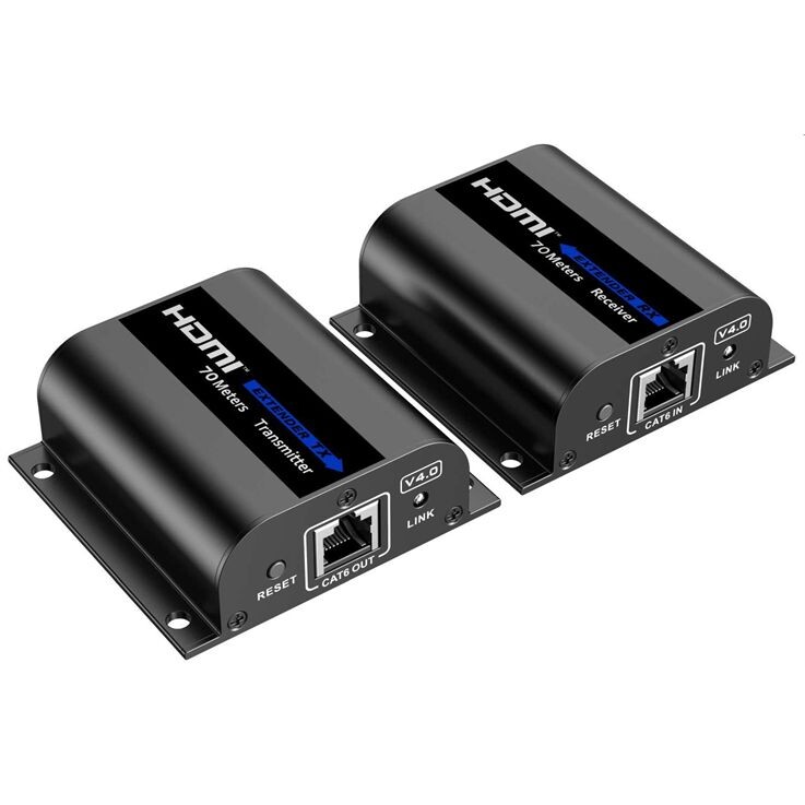 PremiumCord 4K@30Hz, FULL HD 1080p HDMI extender na 70m cez kábel Cat6Cat6a khext60