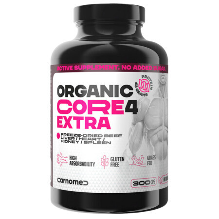 CARNOMED Organic core4 extra 300 kapsúl
