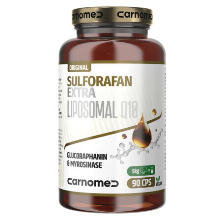 CARNOMED Sulforafan extra liposomal Q10 90 kapsúl