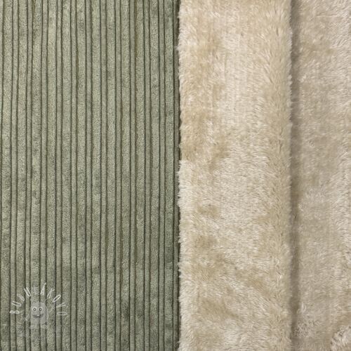 Menčester Cofur fleece camo green