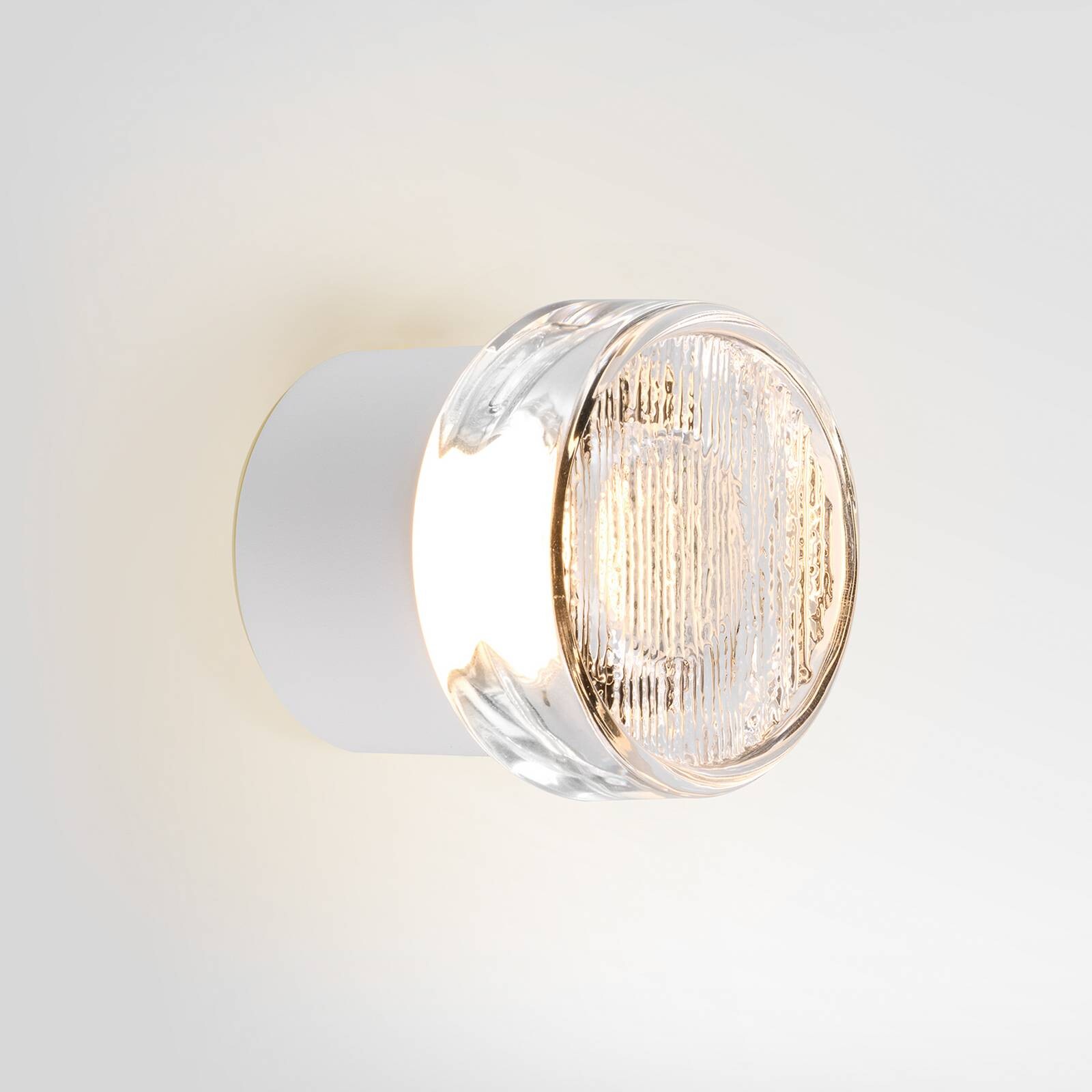 MARSET LED vonkajšie nástenné svietidlo ROC MINI, biele, IP65, TRIAC