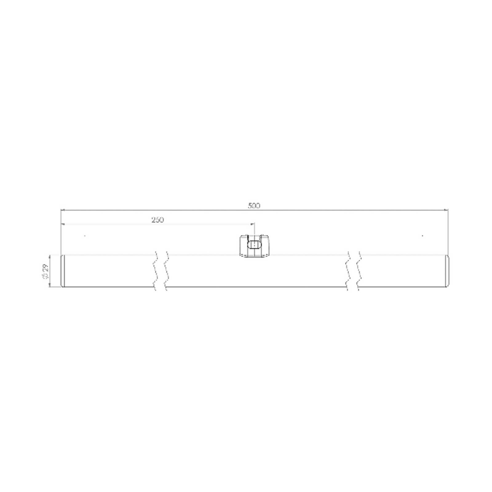 Radium LED žiarovka S14d líniová žiarovka 4,9 W 927 50 cm opálová