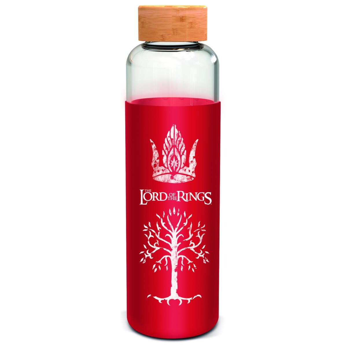 Stor S.L. Sklenená fľaša s návlekom 585 ml, Pán prsteňov