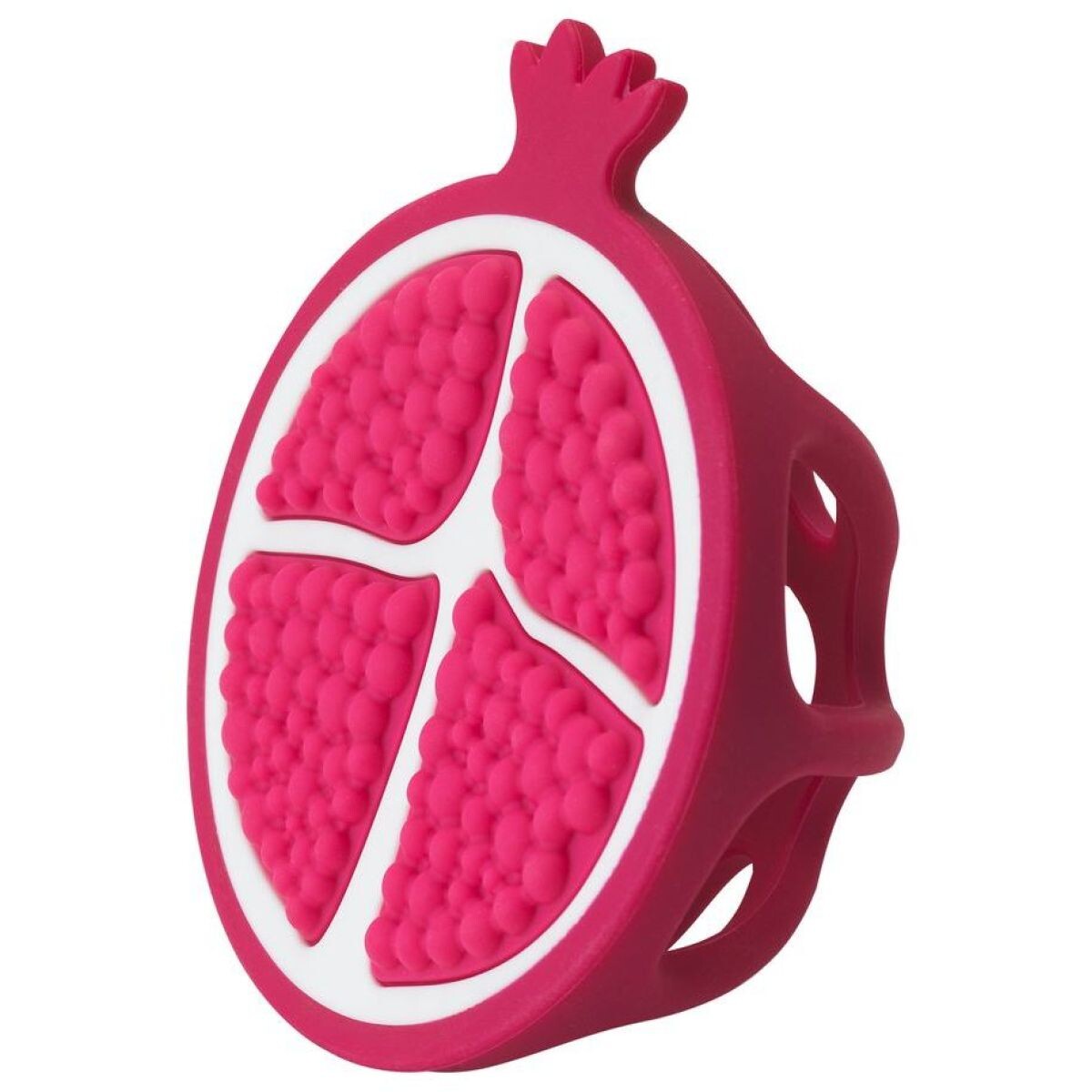 Infantino Hryzátko silikónové Granátové jablko