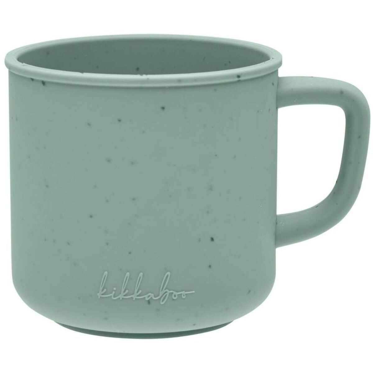 KikkaBoo Hrnček Platinum Silicone Sage