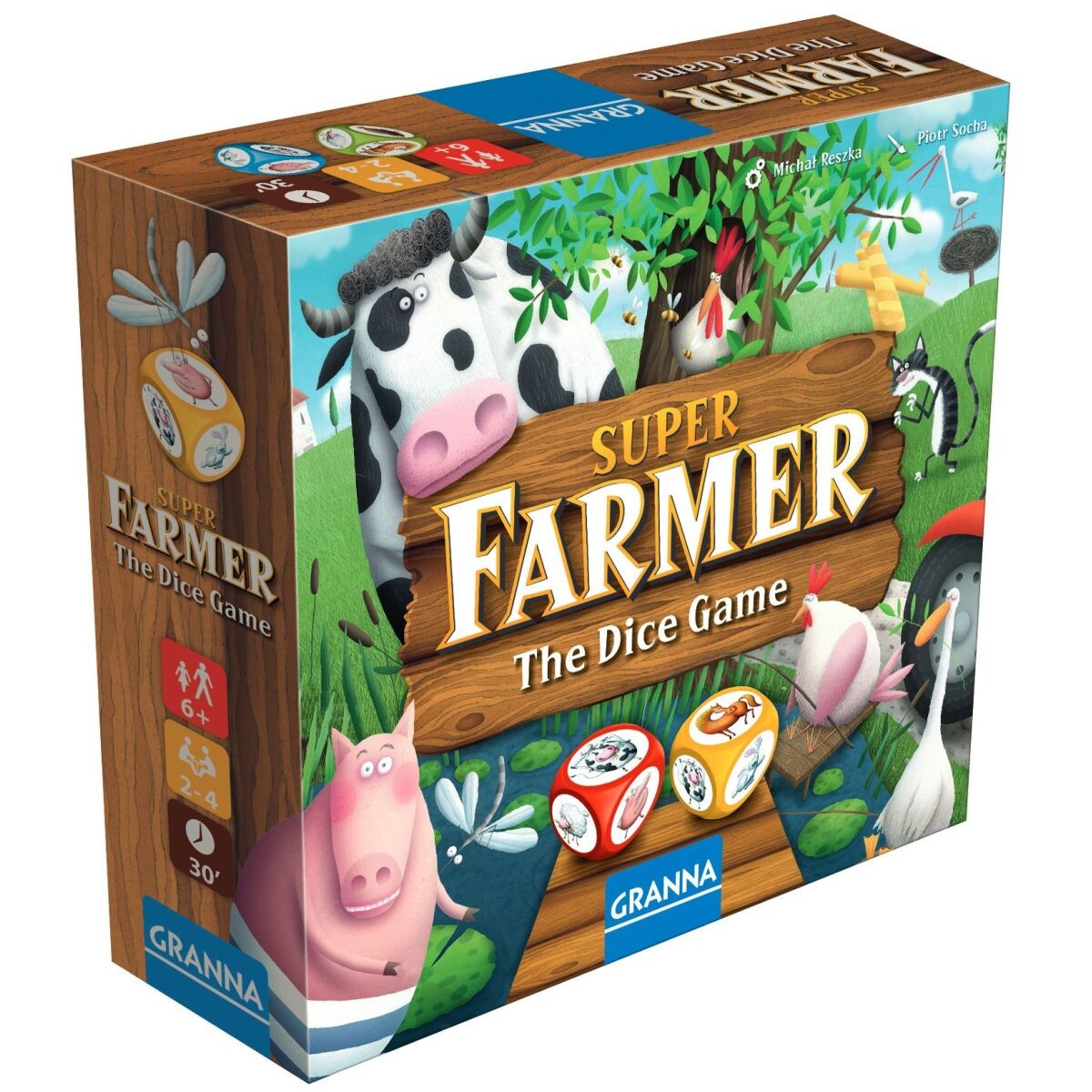 Granna Superfarmár hra s kockami