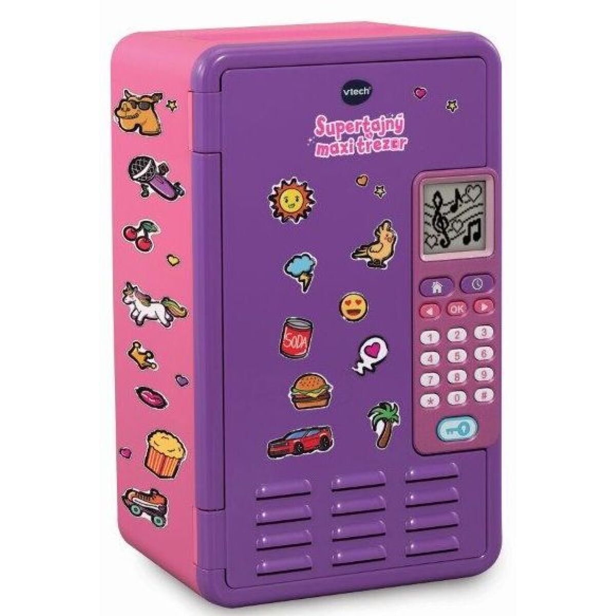 VTECH Supertajný maxi trezor CZ - ružový