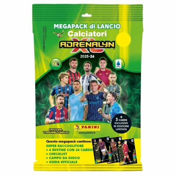 Panini Futbalové karty Panini Serie A 2025/2026 - ADRENALYN XL - starter set