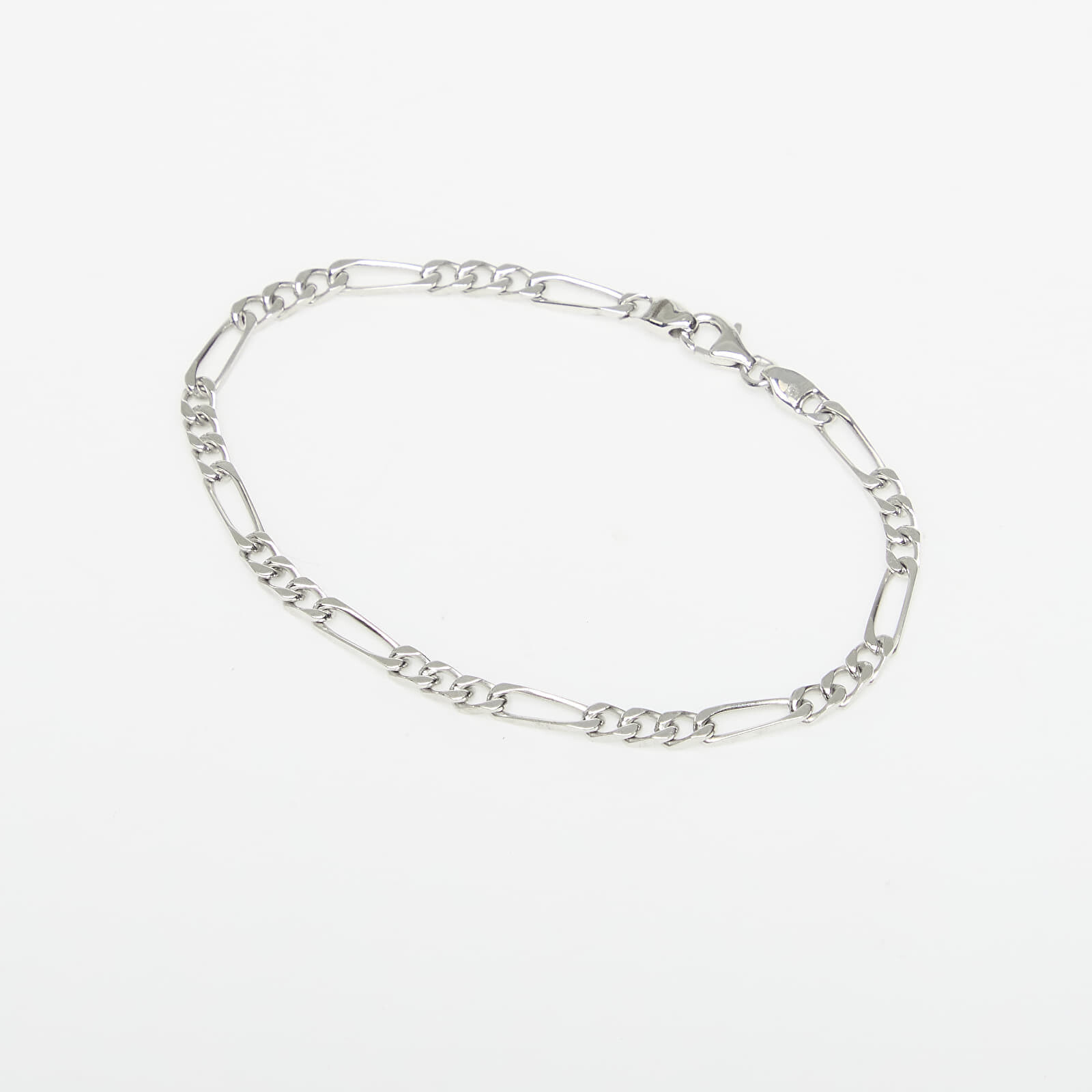 Náramok Miansai 3mm Figaro Chain Bracelet Sterling Silver M