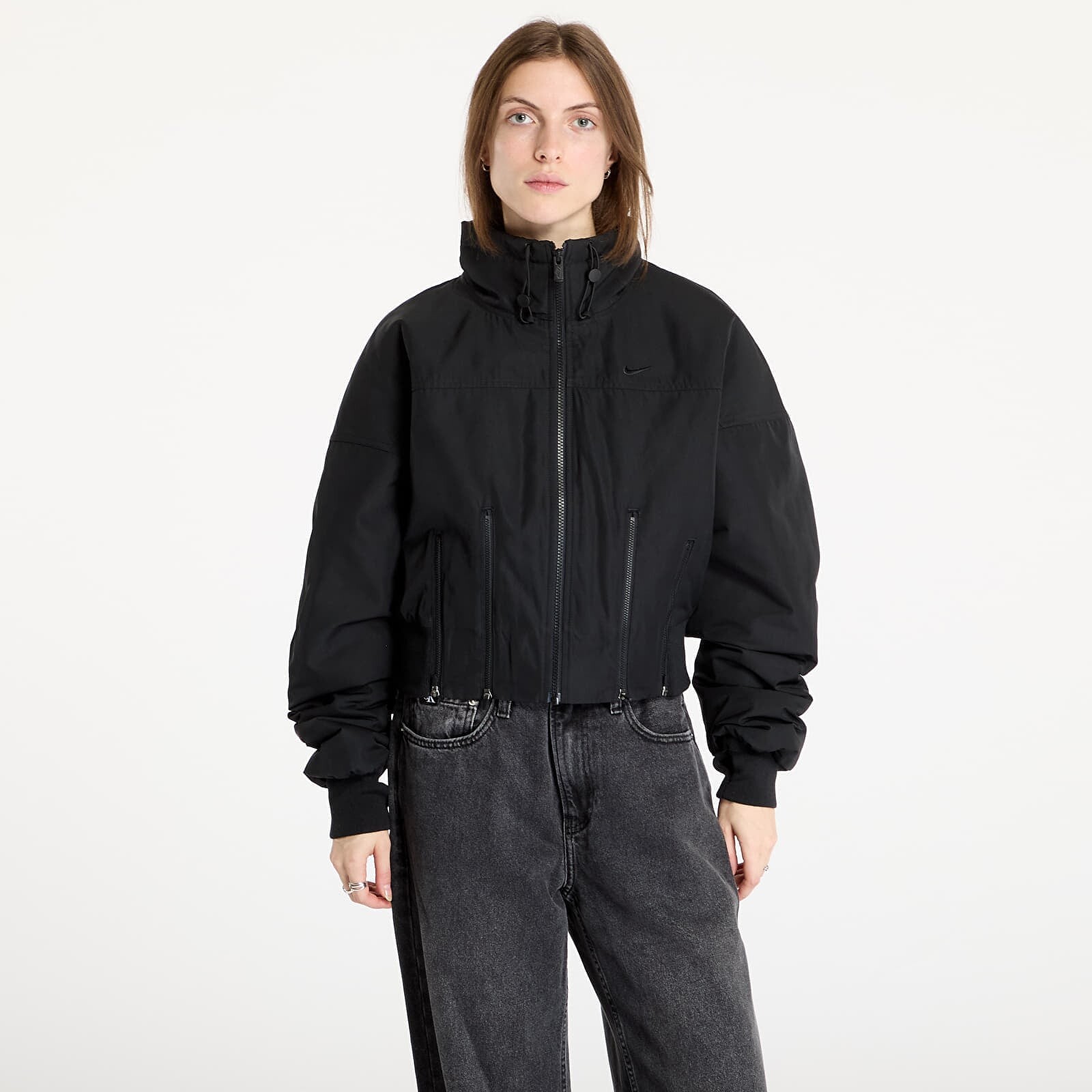 Bunda Nike Sportswear Collection Women's Repel Full-Zip Jacket Black/ Black L