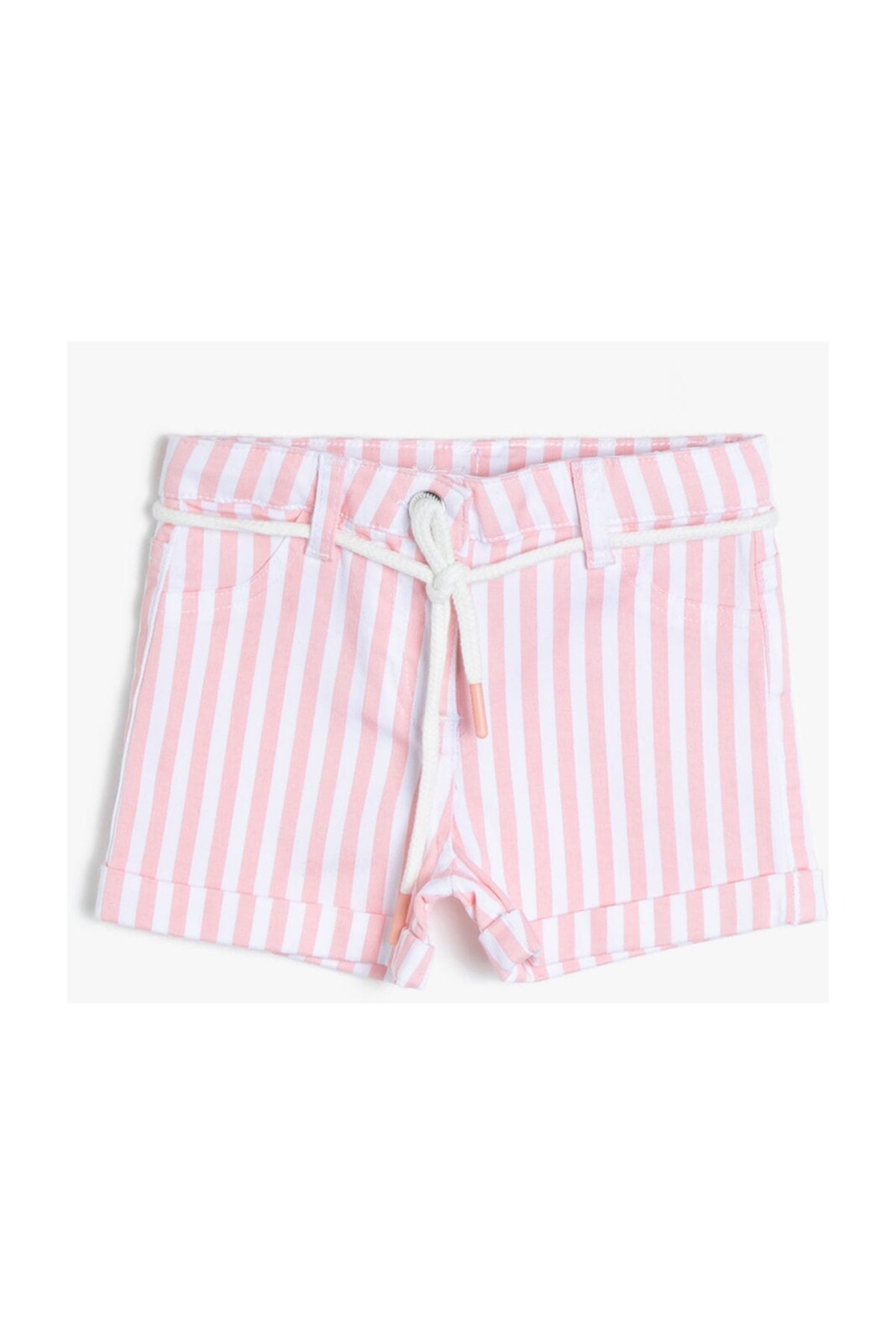 Koton Mini Shorts Striped Belt