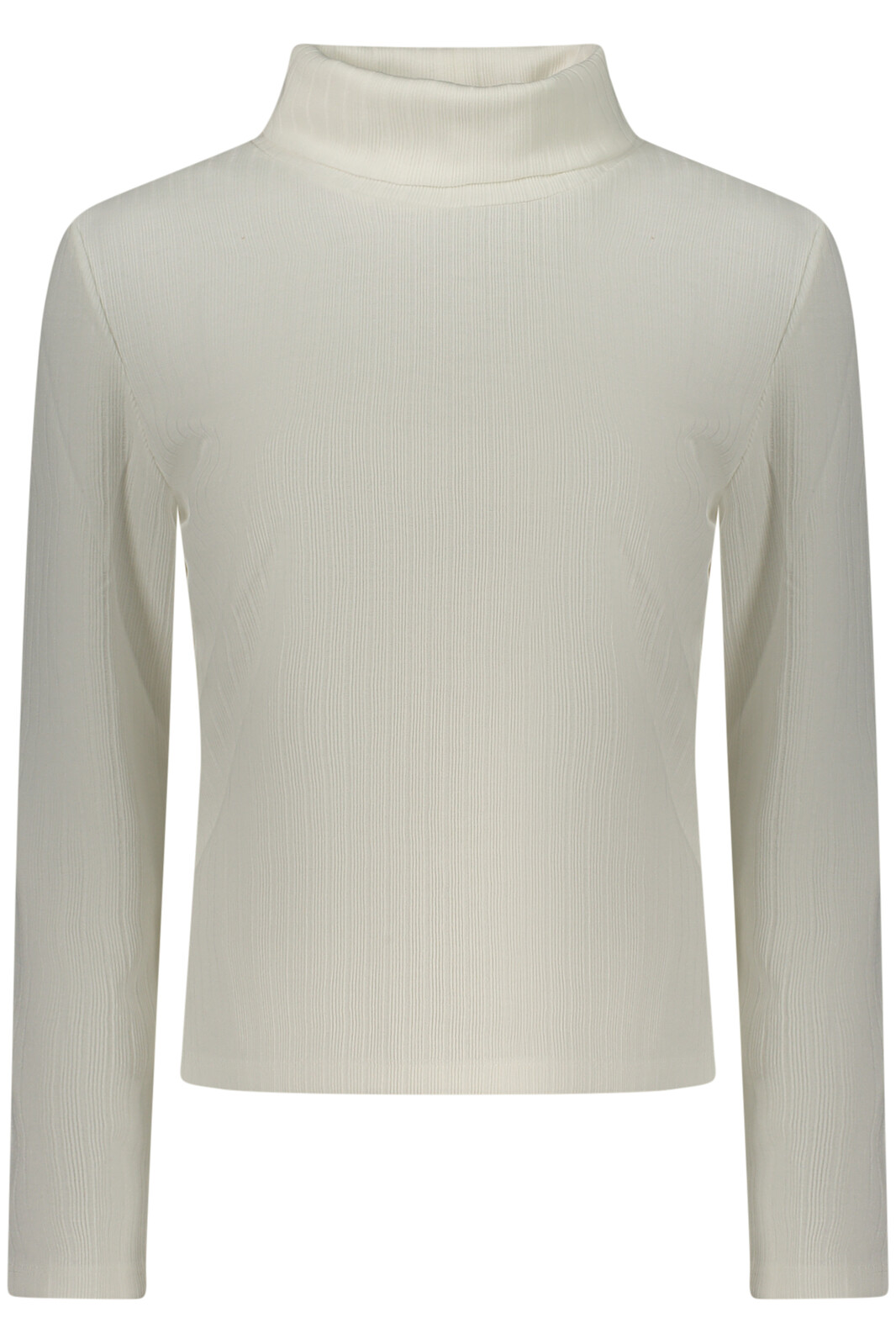 Biely rolák s dlhým rukávom