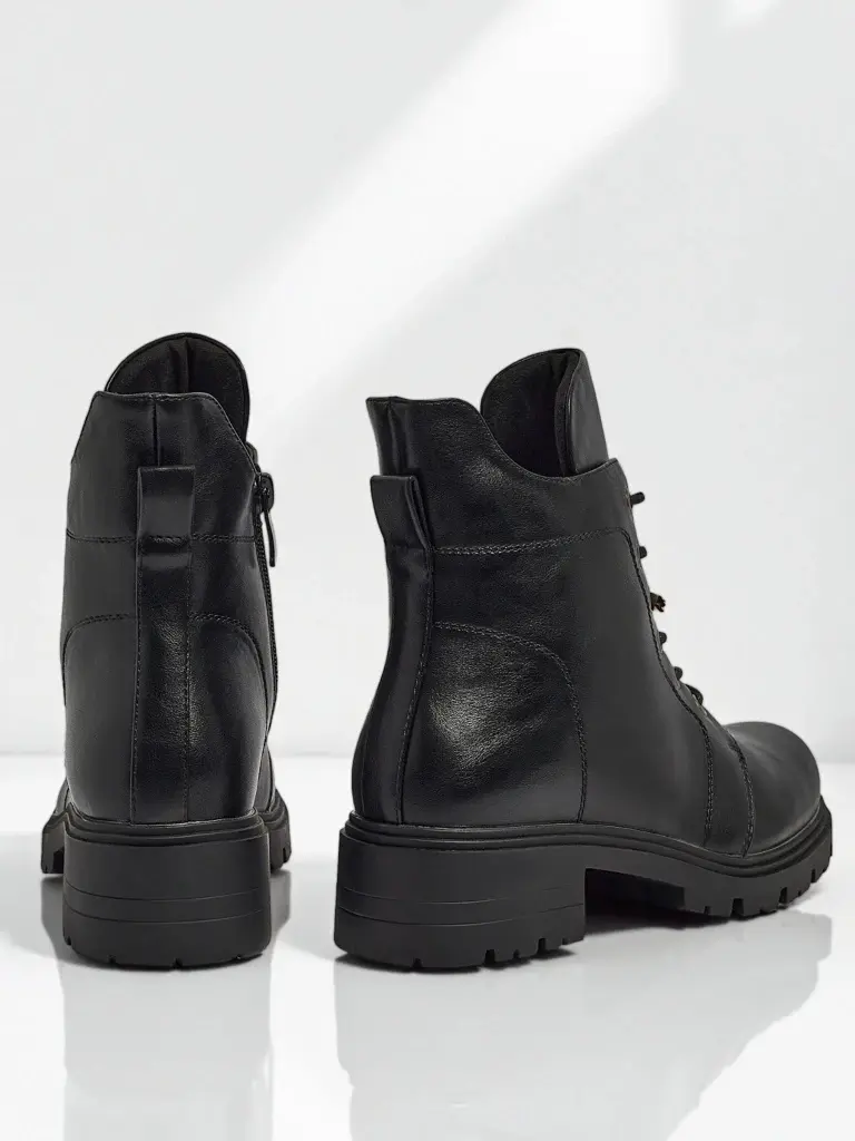 Resti Eco-leather laced women's ankle boots Veltih