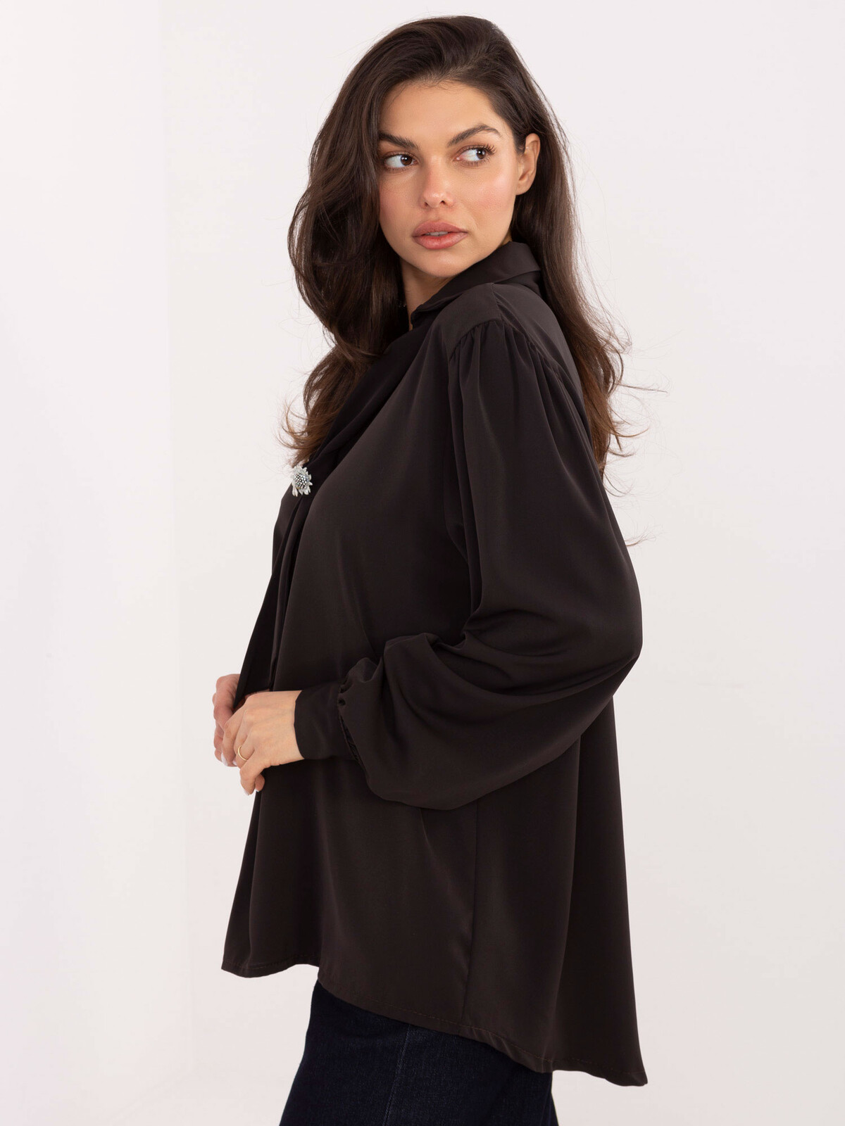 Blouse-IT-BZ-28913.17-dark brown