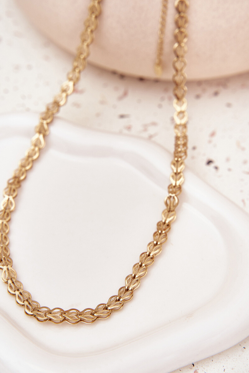 Zlatý náhrdelník z chirurgickej ocele Boto