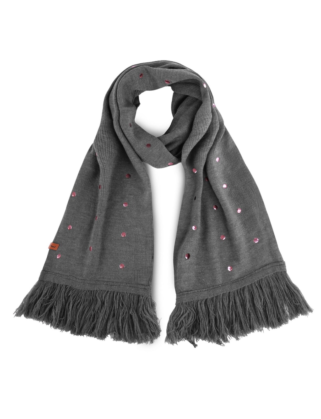 Šál Nurit SC Grey s bodkami