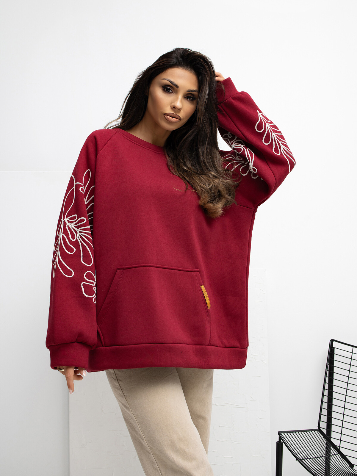 Sweatshirt-RV-BL-A1042.25-burgundy