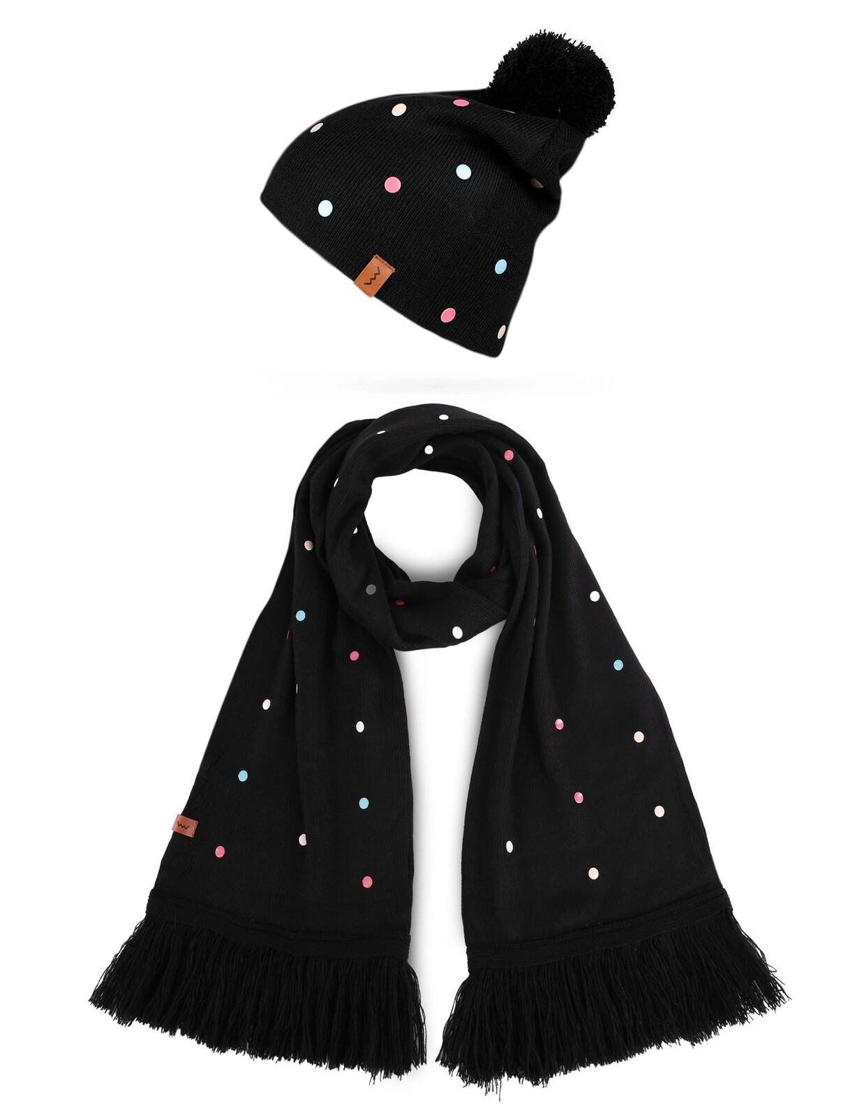 Súprava čiapky a šálu Nurit M-Black