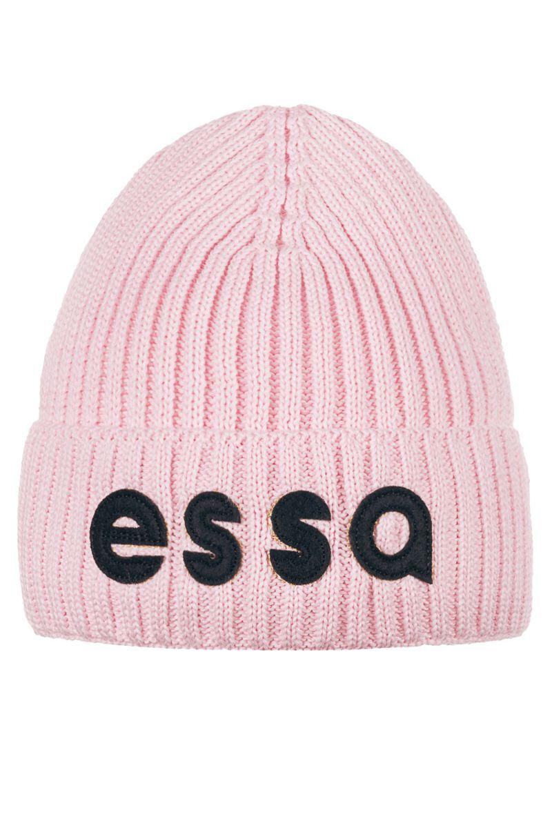 Ružová čiapka ESSA z bavlny