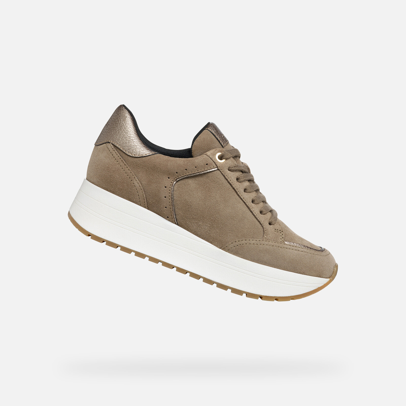 Beige Geox New Kency Women's Sneakers - Women's