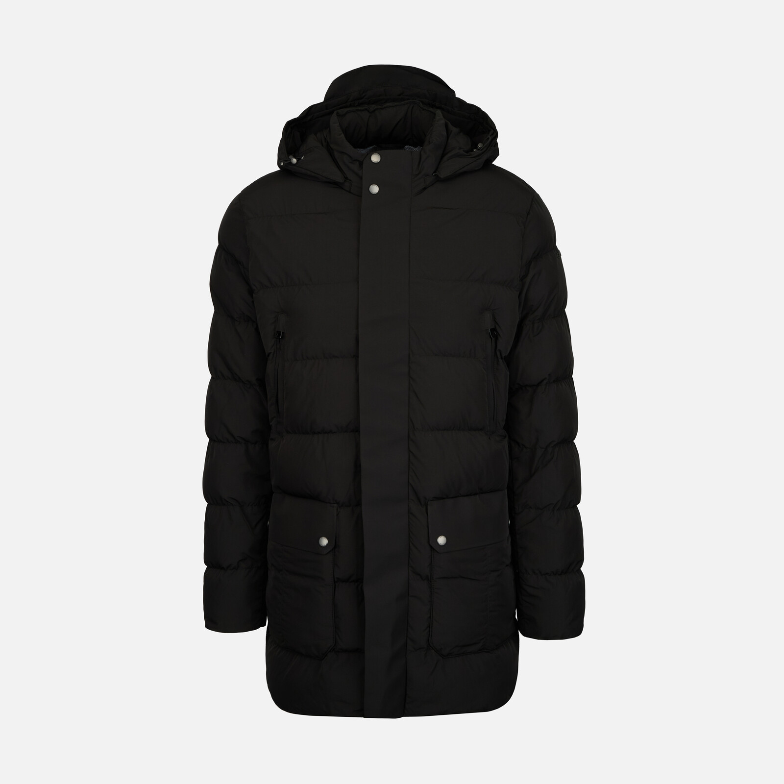 Black Men's Parka Geox Pieve - Mens
